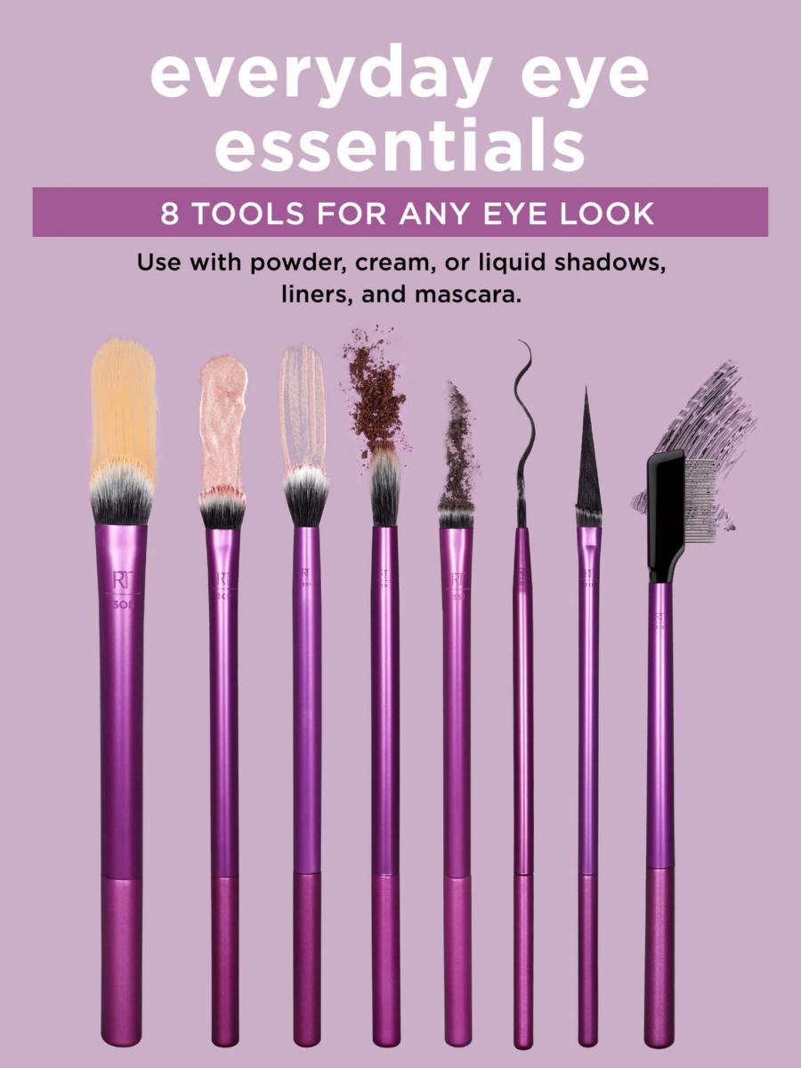 Bộ Cọ Trang Điểm Mắt 8 Cây RT REAL TECHNIQUES EveryDay Eye Essentials 01991